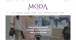 Desktop Screenshot of modadospuntocero.com